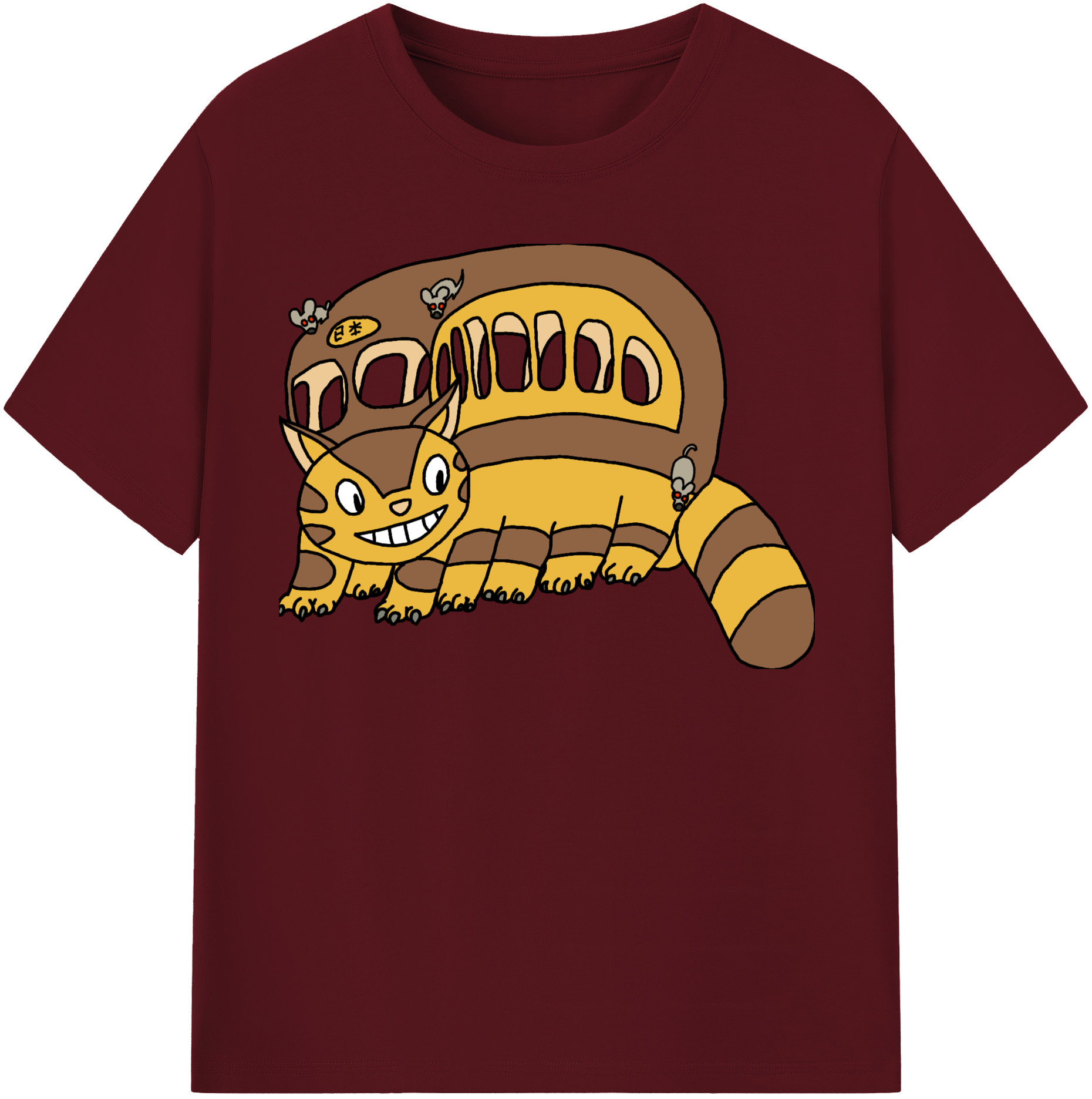 （画像用） となりのトトロ 草壁メイ 草壁サツキ My Neighbor Totoro Satsuki Kusakabe Mei Kusakabe 綿100％半袖Tシャツ（フロントプリント）